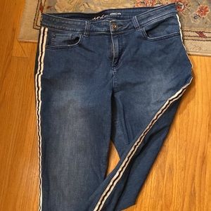 INC Jeans with racer stripe